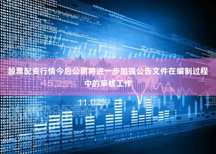 股票配资行情今后公司将进一步加强公告文件在编制过程中的审核工作